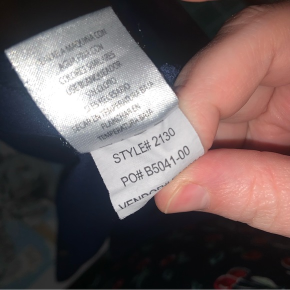 Barco Grey's Anatomy Signature V-Neck Mock Wrap -Navy blue - - Picture 4 of 7